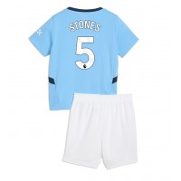 Manchester City John Stones #5 Domáci Detský futbalový dres 2024-25 Krátky Rukáv (+ trenírky)